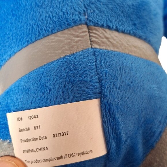 Kellytoy Blue Robot Plush Stuffed Animal 14.5 Inch - Picture 4 of 4